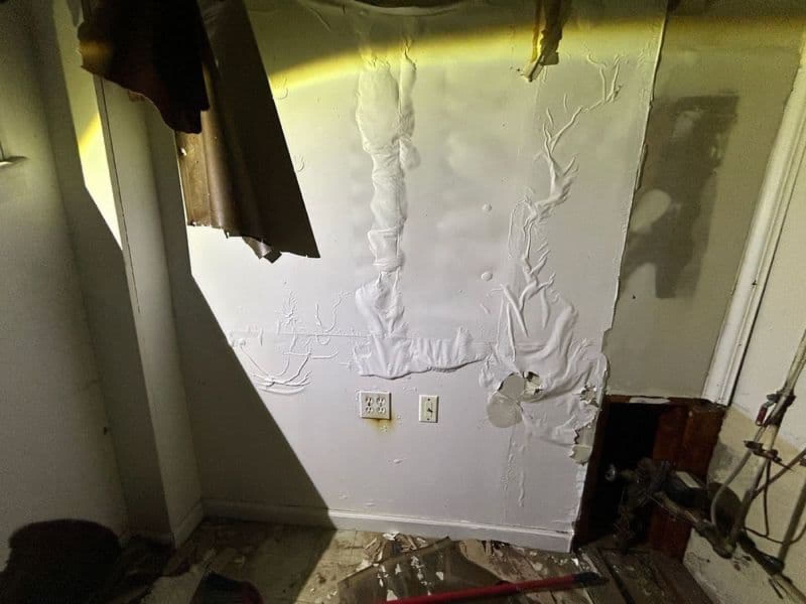 Water Mitigation documented in a Greenwich, CT residence