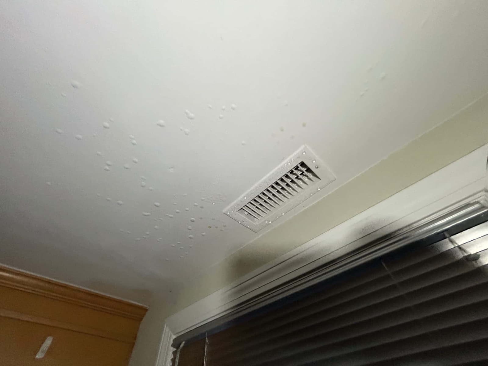 Water Damage Restoration documented in a Westport, CT residence, before