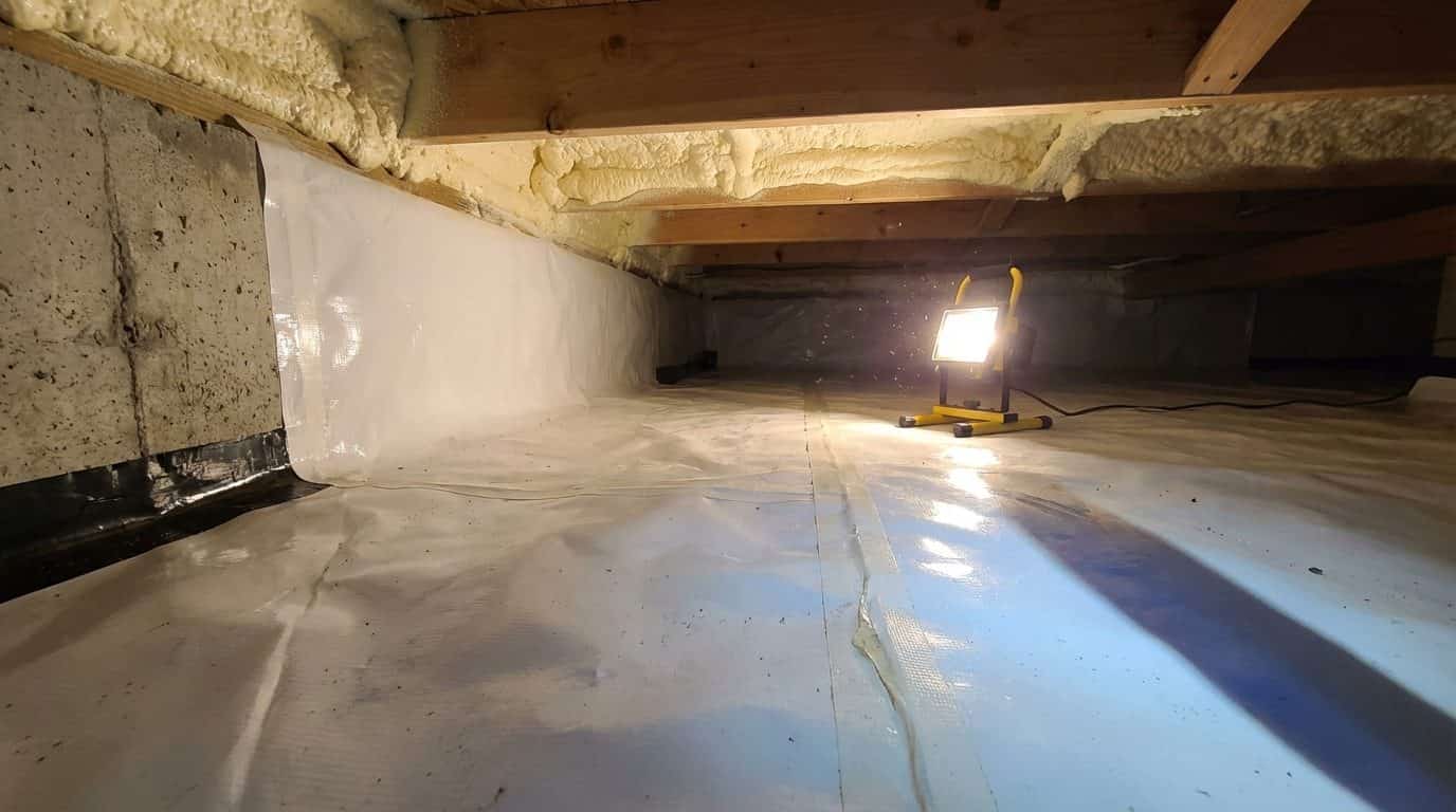 Crawl Space Cleanup & Encapsulation Services in Longmeadow, MA - Green Restoration
