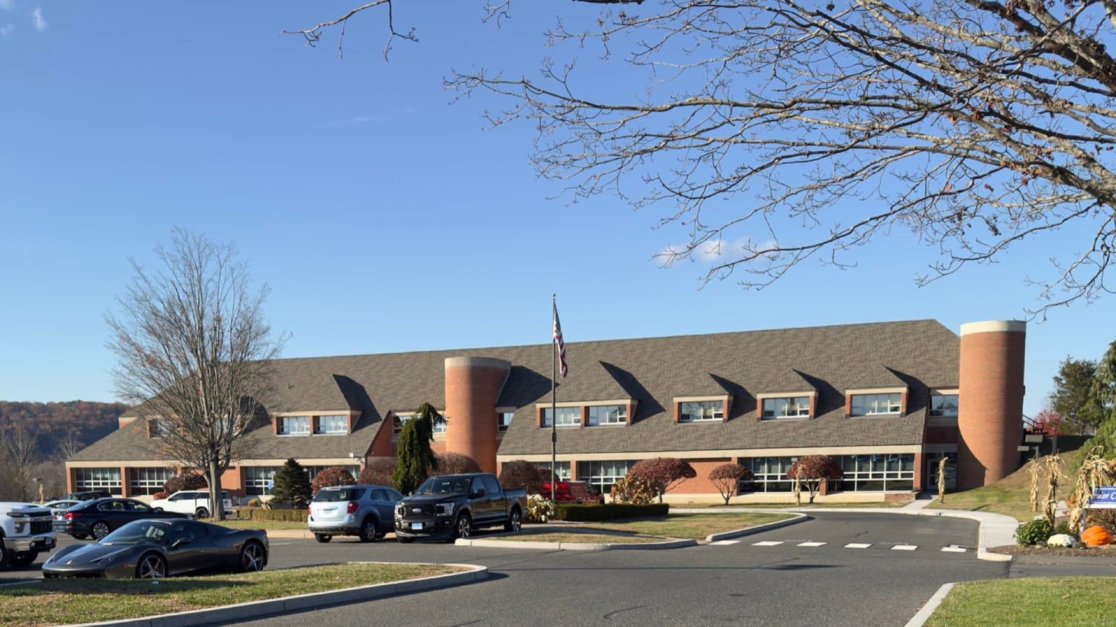 A Connecticut town hall, the kind of municipal building Green Restoration restores across Connecticut, New York, and Massachusetts