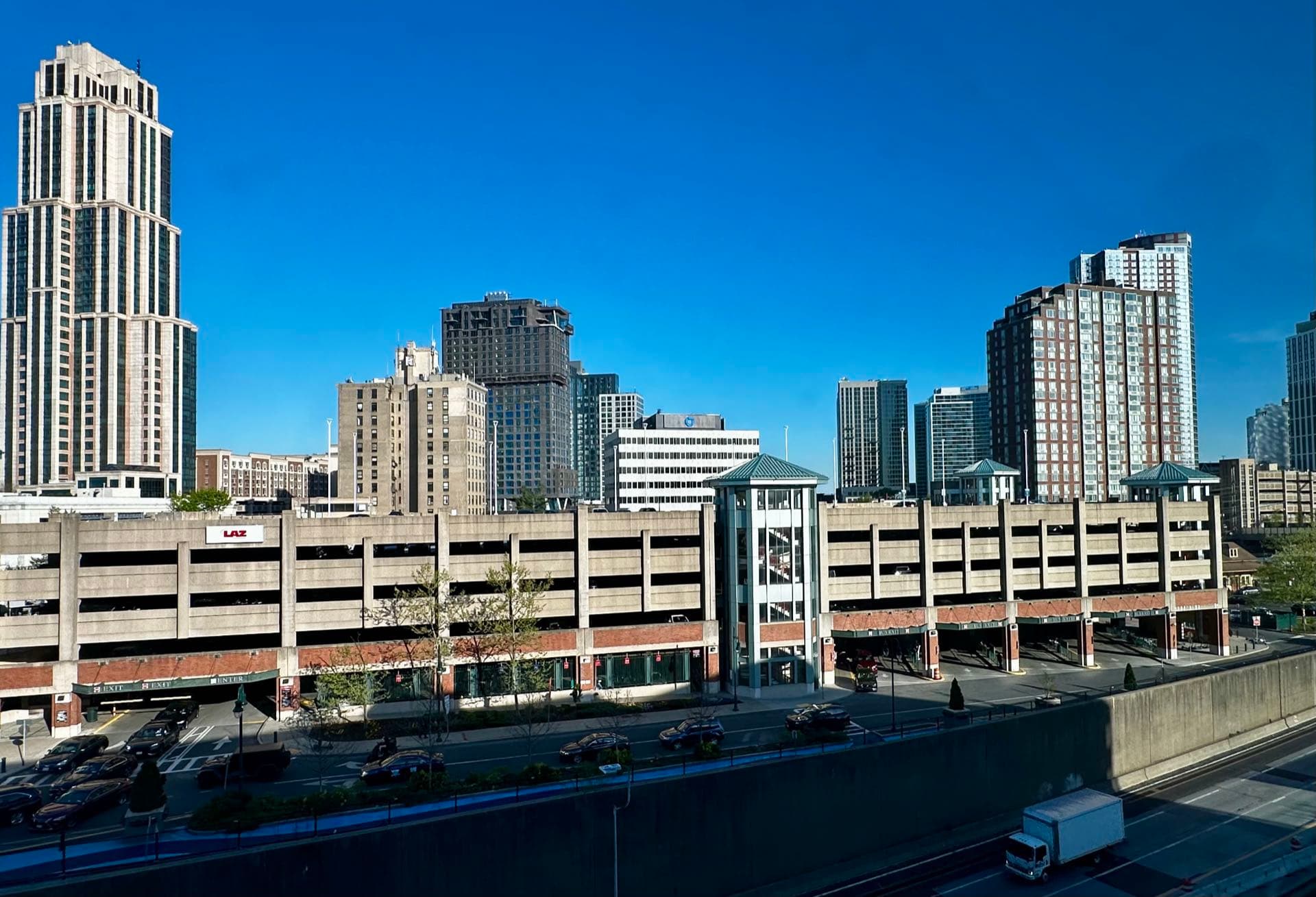 New Rochelle, New York downtown skyline served by Green Restoration.